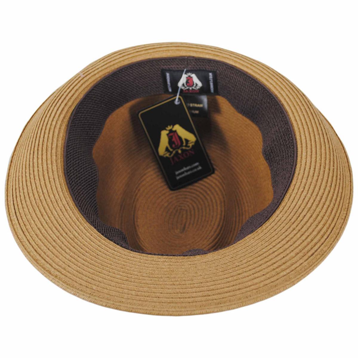 Jaxon Hats | Ridley Toyo Straw Trilby Fedora Hat – Village Hat Shop