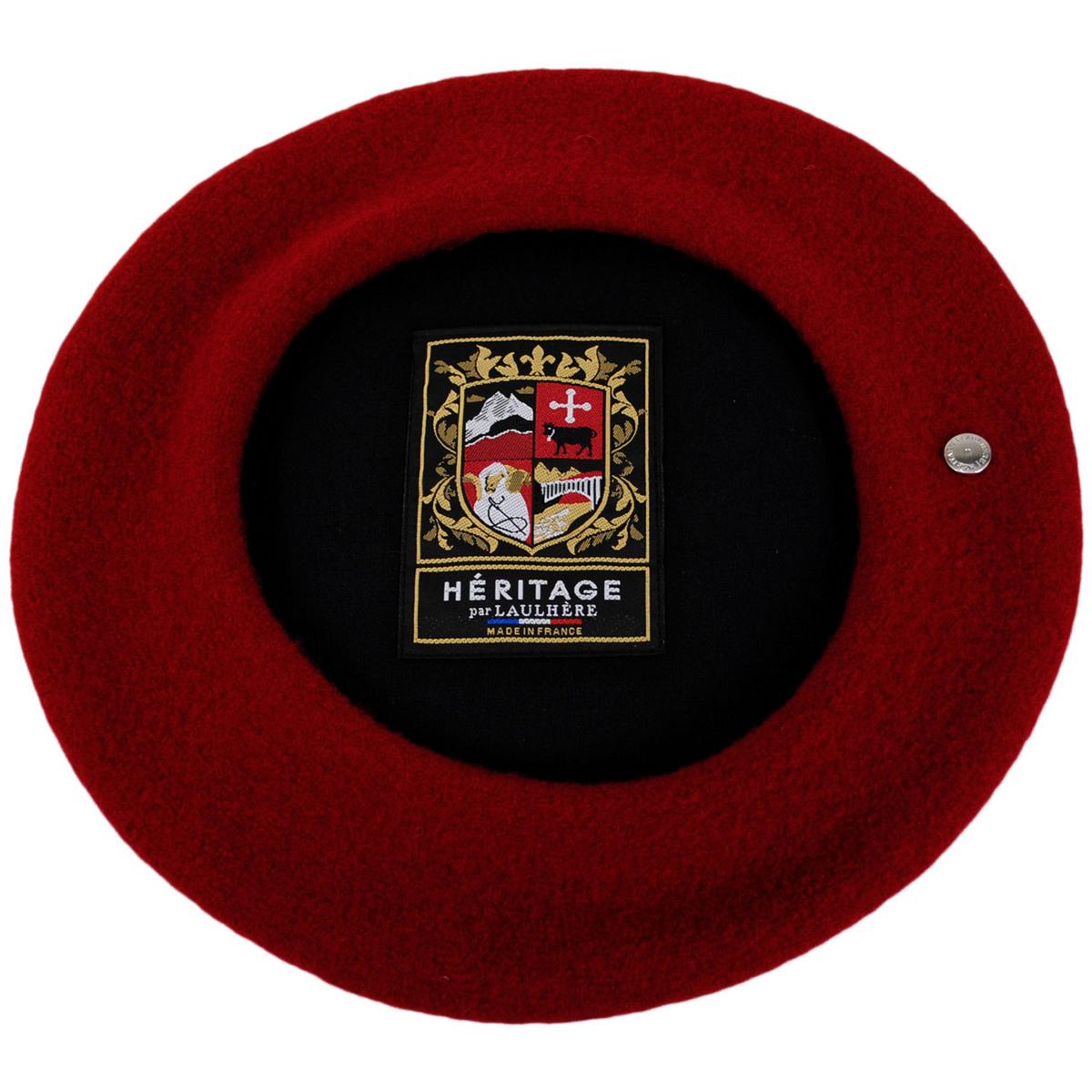 Heritage par Laulhere | Authentique Classic Wool Beret | 151058 | under | PASSION