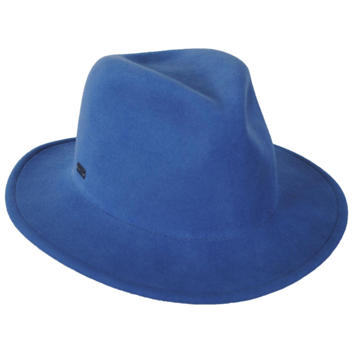 Betmar | Cali Wool LiteFelt Fedora Hat | 123174 | lead | DENIM