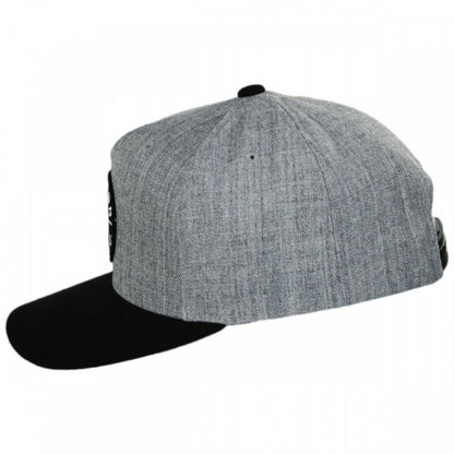 BRIXTON HATS | Crest 5-Panel Snapback Baseball Cap | 201790 | profile | GREY/BLACK