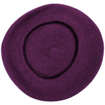Village Hat Shop | Wholesale Wool Fashion Beret B2B Pre-Pack | B2B152500 | under | PURPLE