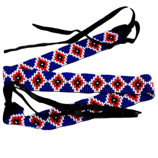 SunBody Hats | Star Beaded Hat Band | 602630 | lead | BLUE