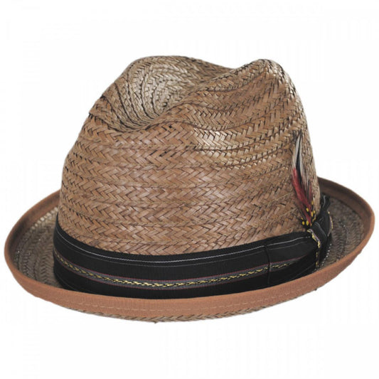 NEW YORK HAT CO | Coconut Straw Stingy Fedora Hat | 128404 | lead | NATURAL