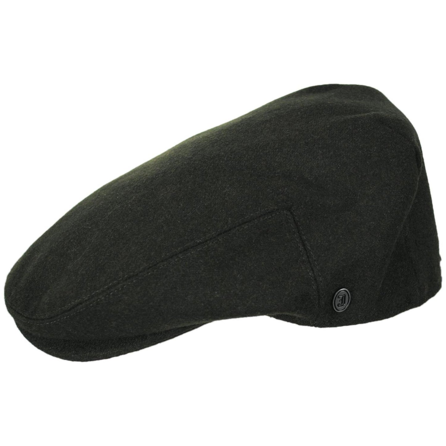 Jaxon Hats | Harlem Wool Blend Ivy Cap | 167733D | profile | OLIVE GREEN