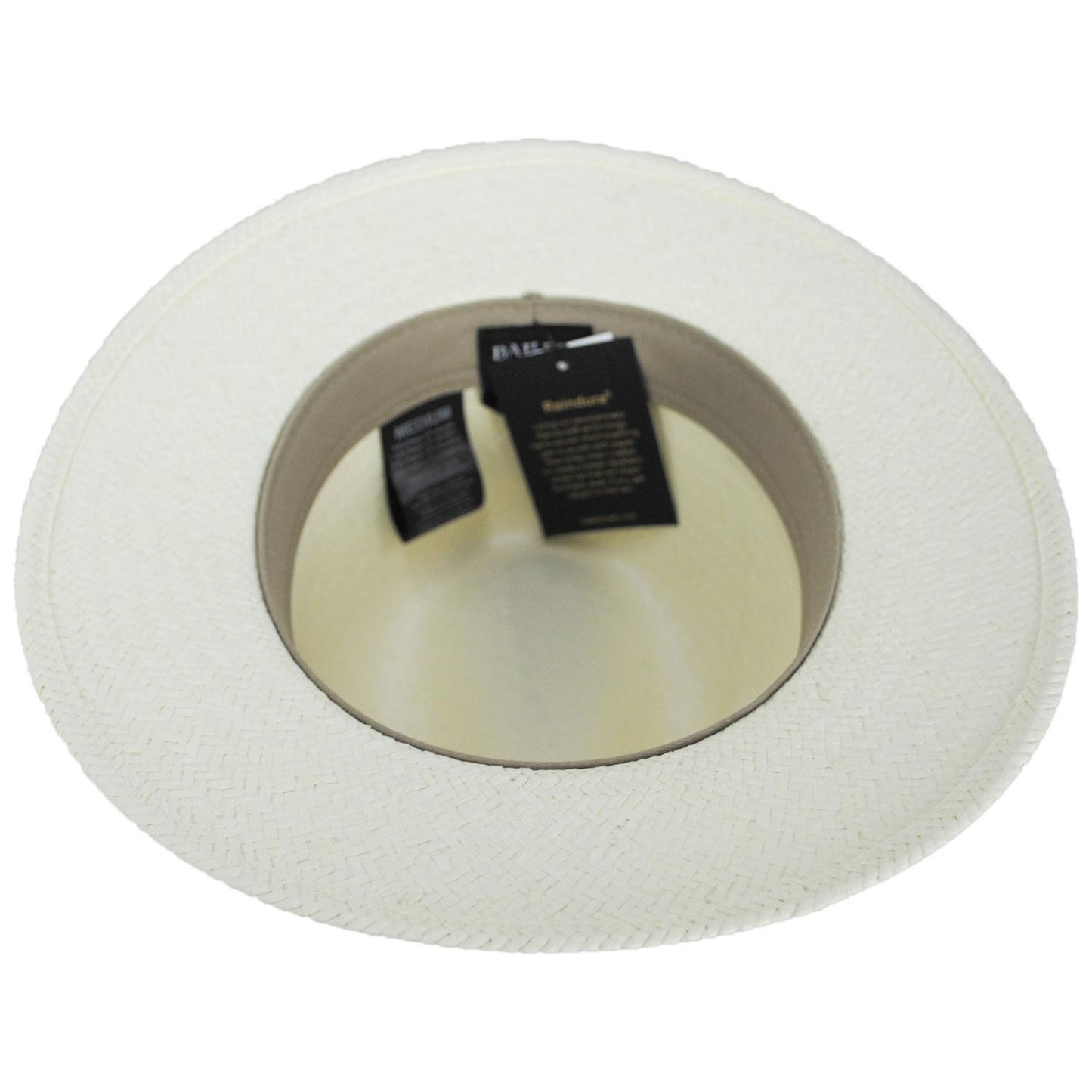 Bailey 1922 | Curtis Sun Raindura Straw Safari Fedora Hat | 127938 | under | NATURAL