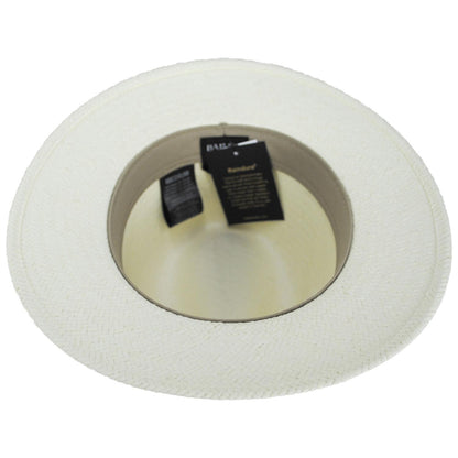 Bailey 1922 | Curtis Sun Raindura Straw Safari Fedora Hat | 127938 | under | NATURAL