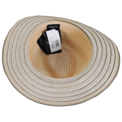 Bailey 1922 | Kylen Hemp Braid Straw Fedora Hat | 127932 | under | PALM