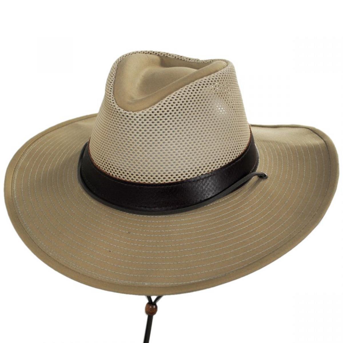 Henschel | Trailblazer Mesh Hiker Outback Hat | 140382 | lead | KHAKI