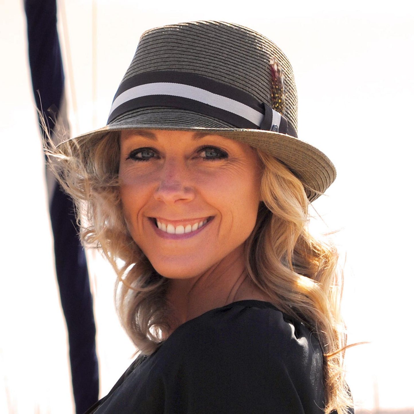 Jaxon Hats | Ridley Toyo Straw Trilby Fedora Hat | 129000 | lsmone | OLIVE GREEN