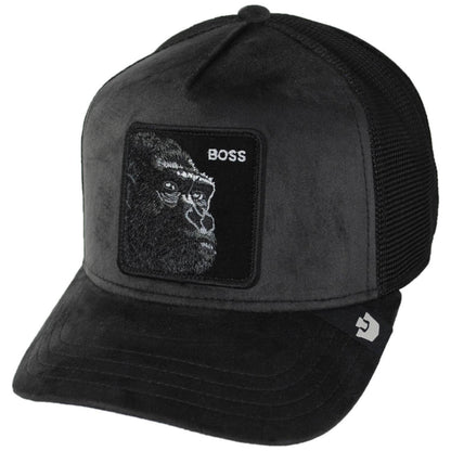 Goorin Bros | Velour Boss Mesh Trucker Snapback Baseball Cap | 200854 | lead | VOID