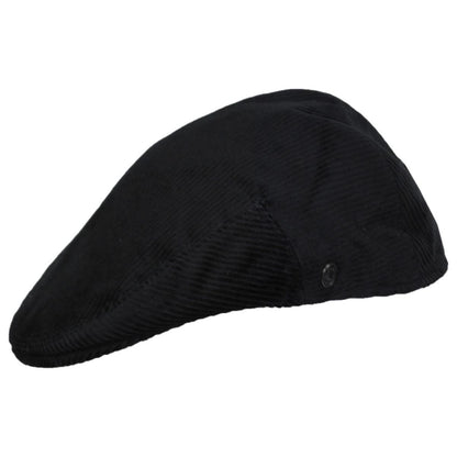 Jaxon Hats | Wholesale Corduroy Ivy Cap B2B Pre-Pack | B2B167741 | profile | BLACK