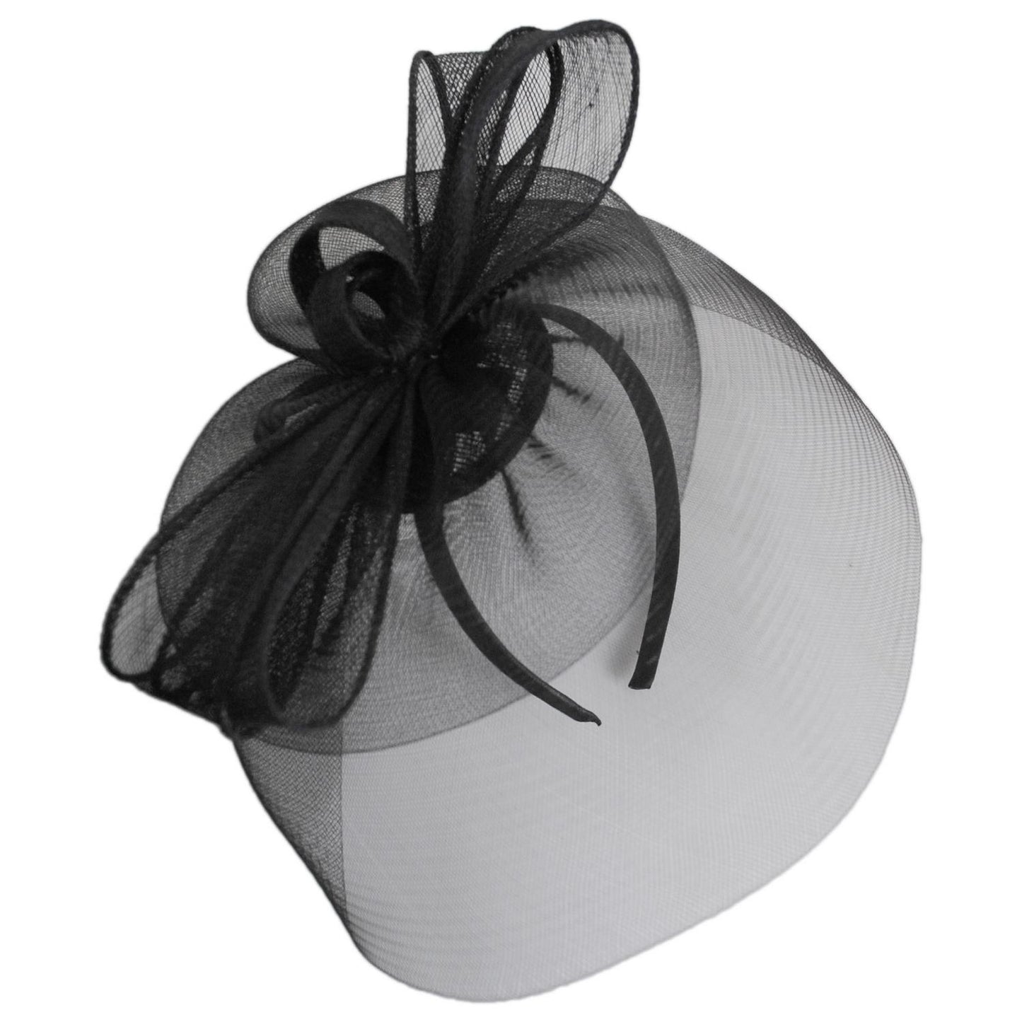Kathy Jeanne | Corbatin Horsehair Mesh Fascinator Hat | 122434 | lead | BLACK