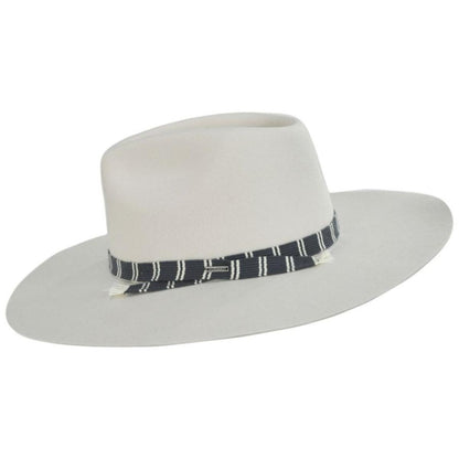 Leigh Wool Felt Wide Brim Fedora Hat Dove – Village Hat Shop