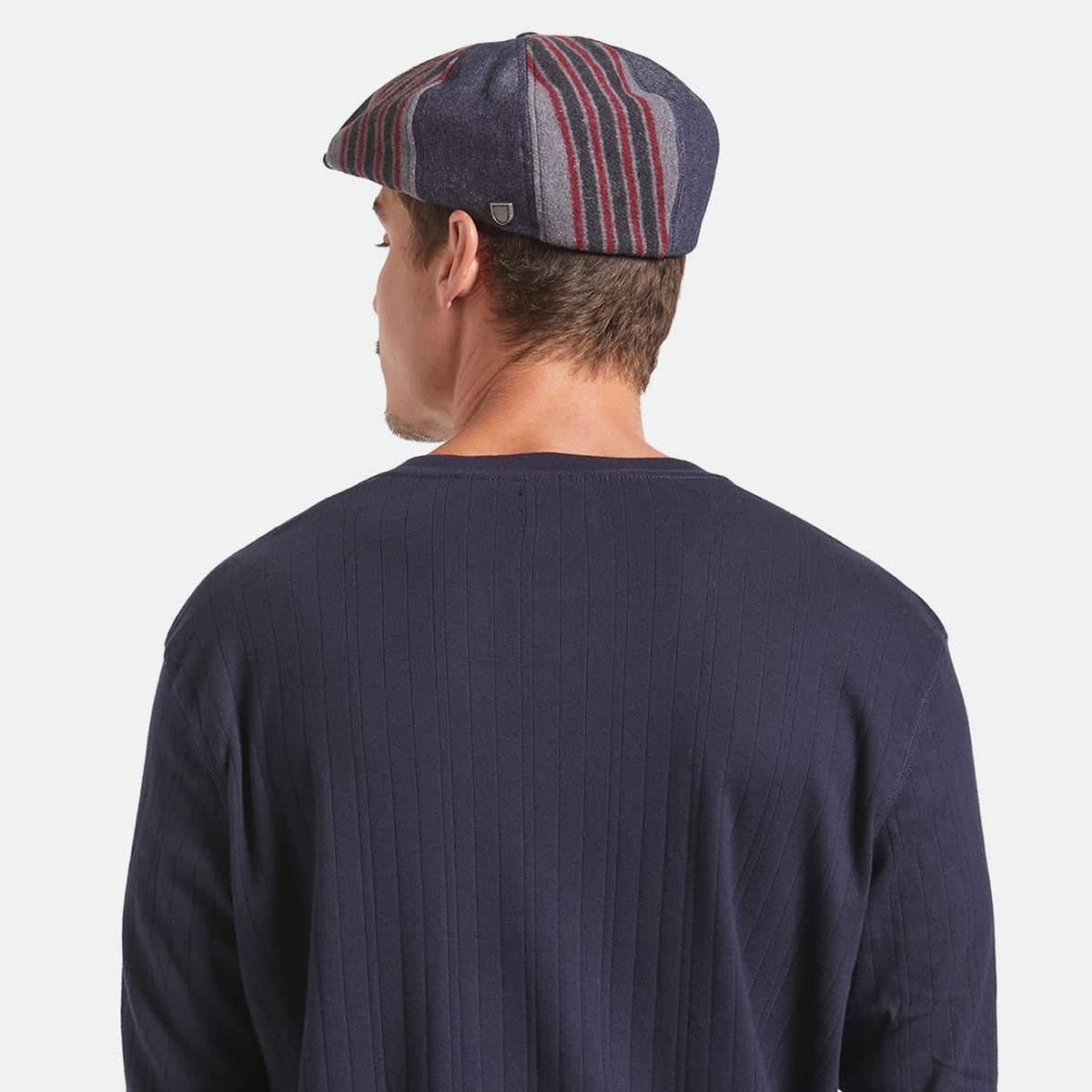 BRIXTON HATS | Altered Threads Cotton Blend Brood Baggy Newsboy Cap | 161577 | lsmone | MEDIUM WASH DENIM
