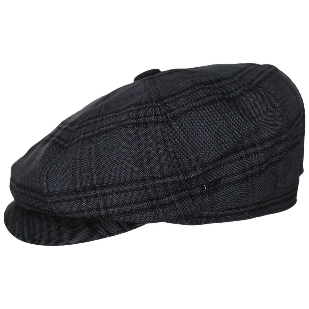 Bailey 1922 | Eniry Plaid Earflap Newsboy Cap | 167231 | profile | BLACK WINDOW