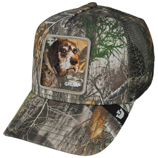 Goorin Bros | Realtree Edge Grump Mesh Trucker Snapback Baseball Cap | 200787 | lead | CAMOUFLAGE