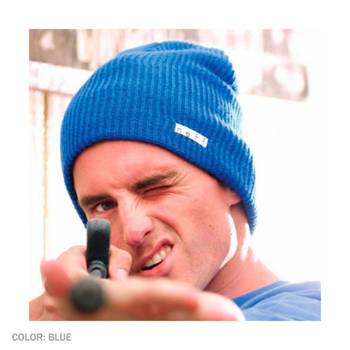 Neff | Fold Knit Beanie Hat | 501501 | under | BLUE