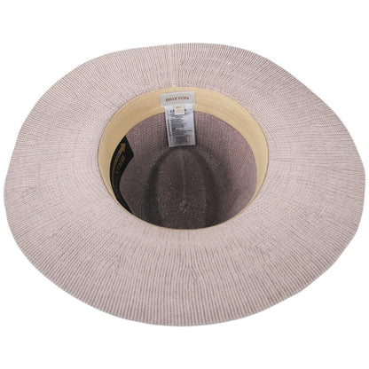 BRIXTON HATS | Lyons Cotton Knit Fedora Hat - Spring | 107408SS | under | CHALK PINK