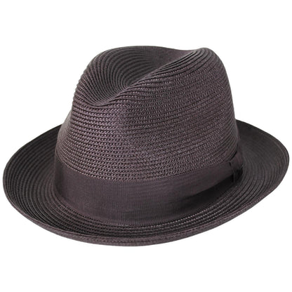 Bailey 1922 | Craig Straw Fedora Hat - Java Bean | 127820JB | lead | JAVA BEAN