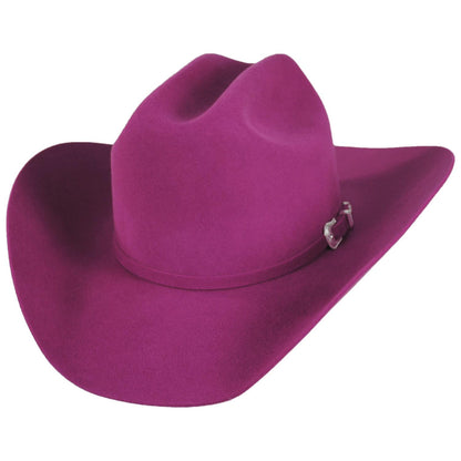 Bailey Western | Lightning Wool and Angora Felt Cowboy Hat - Fashion Colors | 130022 | lead | MAGENTA HAZE