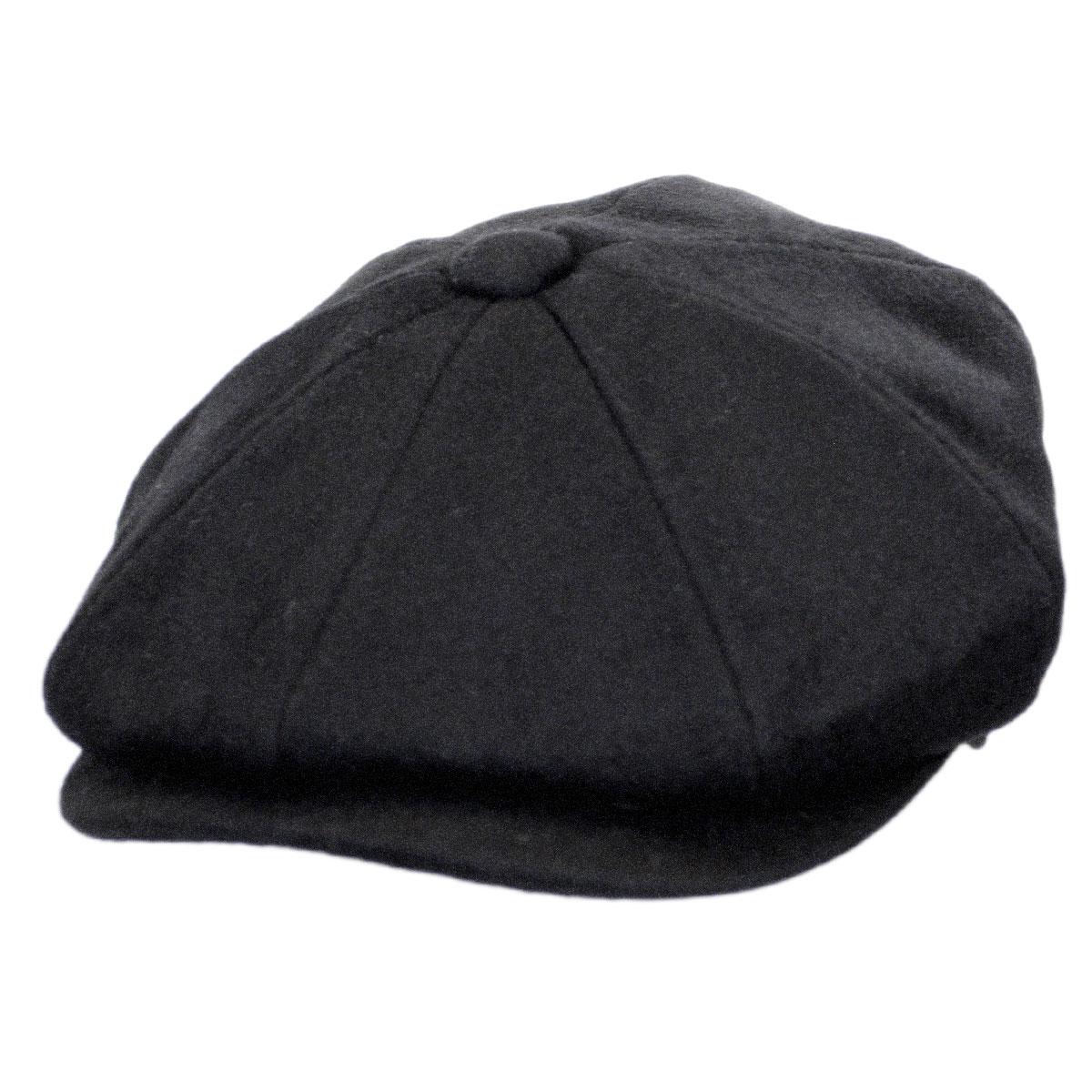 Jaxon Hats | Wholesale Pure Wool Newsboy Cap B2B Pre-Pack | B2B167767 | lead | CHARCOAL