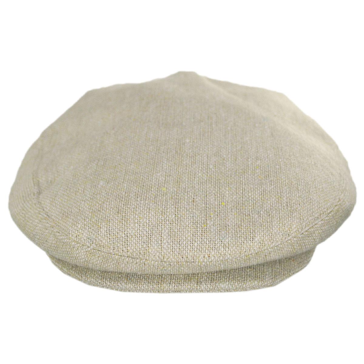 Jaxon Hats | Wholesale Cabrillo Tweed Wool Blend Ivy Cap B2B Pre-Pack | B2B167568 | front | BEIGE