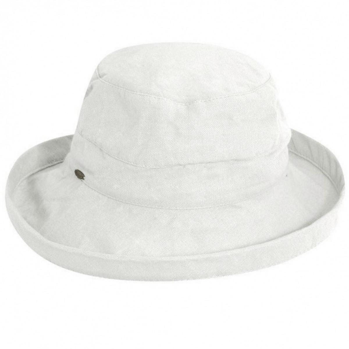 Scala | Lahaina Cotton Sun Hat | 106303 | lead | WHITE