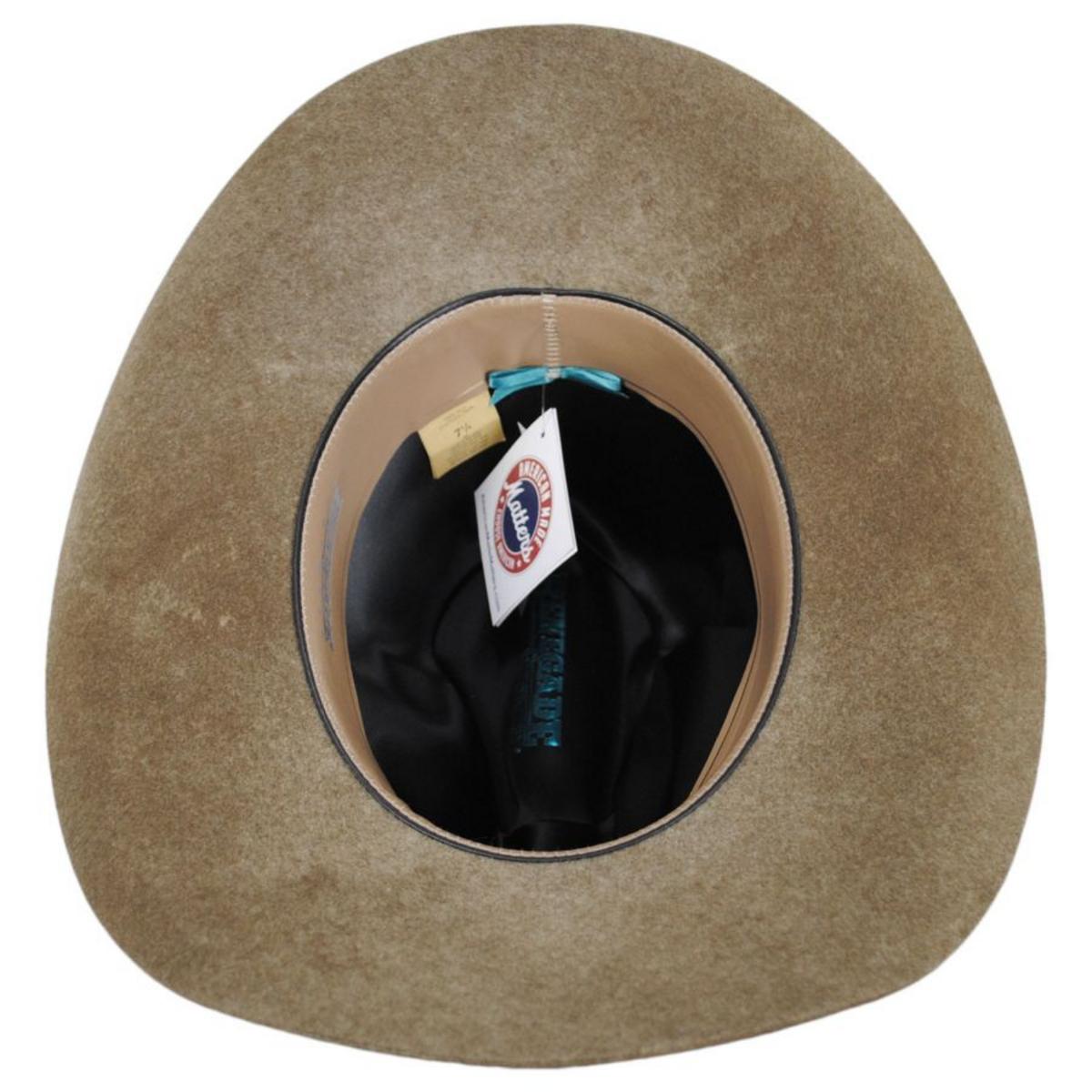 Renegade | Zella Wool Felt Gus Western Hat | 130385 | under | SOOTY PALAMINO
