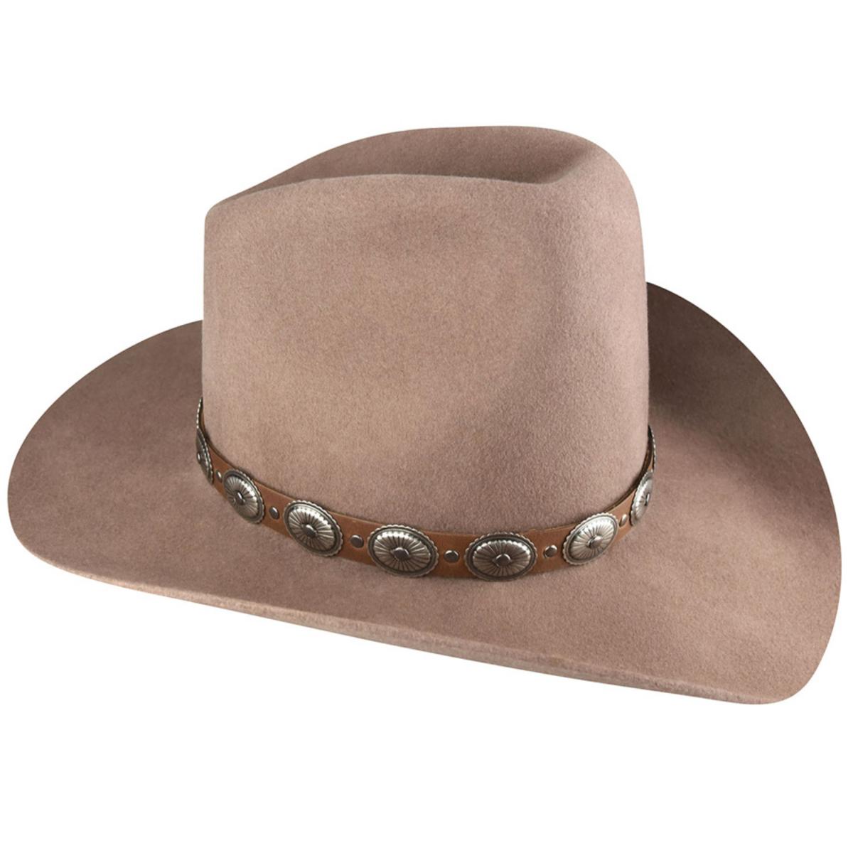Bollman Hat Company | Heritage Collection 1980s Urban Wool Felt Western Hat | 130096 | profile | MOLE