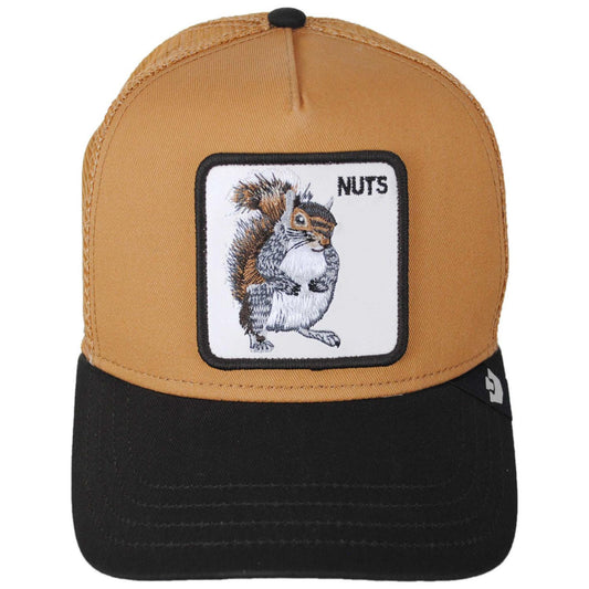 Goorin Bros | Squirrel Nuts Mesh Trucker Snapback Baseball Cap | 200491 | front | HEAT/GROUND