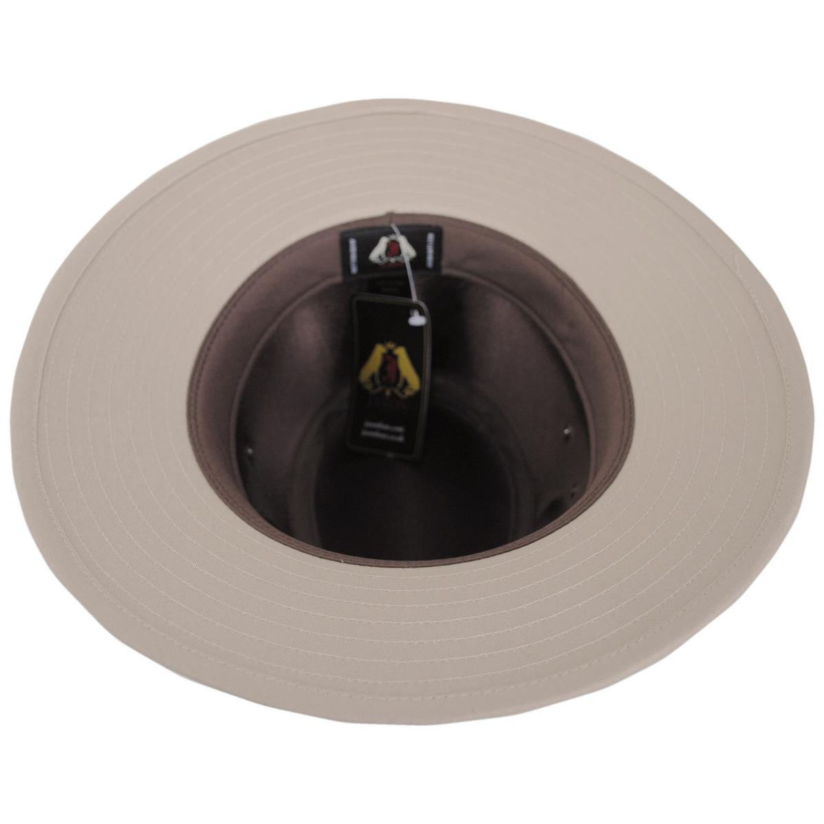 Jaxon Hats | Cotton Safari Fedora Hat | 147250 | under | BRITISH TAN