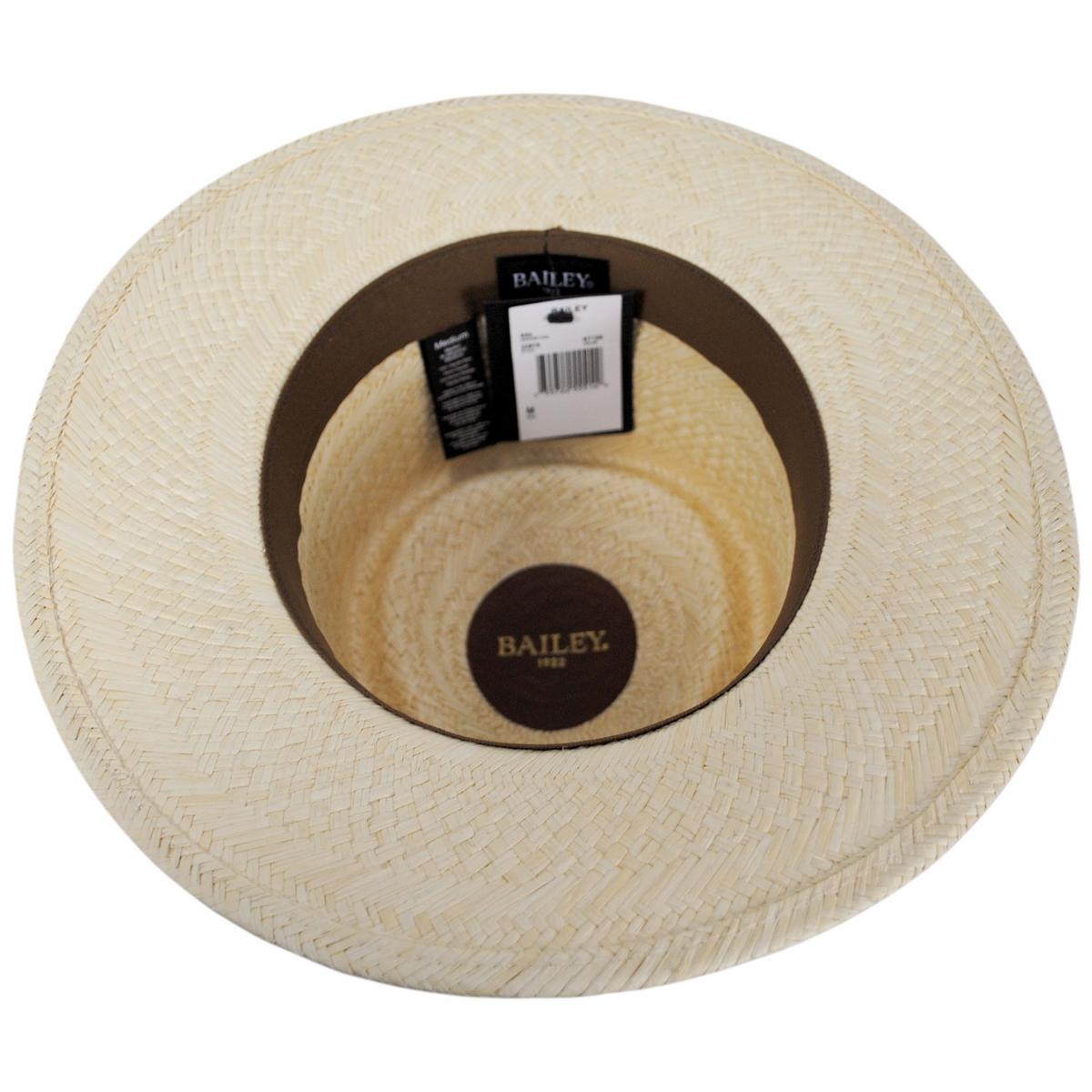 Bailey 1922 | Alix Panama Straw Fedora Hat | 127749 | under | NATURAL