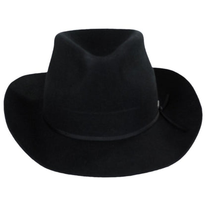 BRIXTON HATS | Duke Wool Felt Cowboy Hat | 135649 | front | BLACK