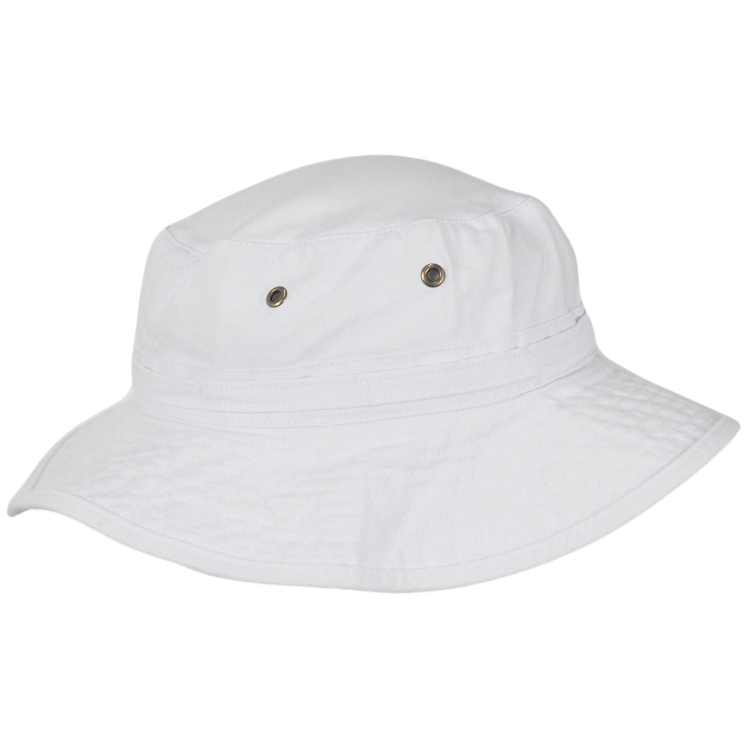 Village Hat Shop | VHS Cotton Booney Hat | 186650 | profile | WHITE
