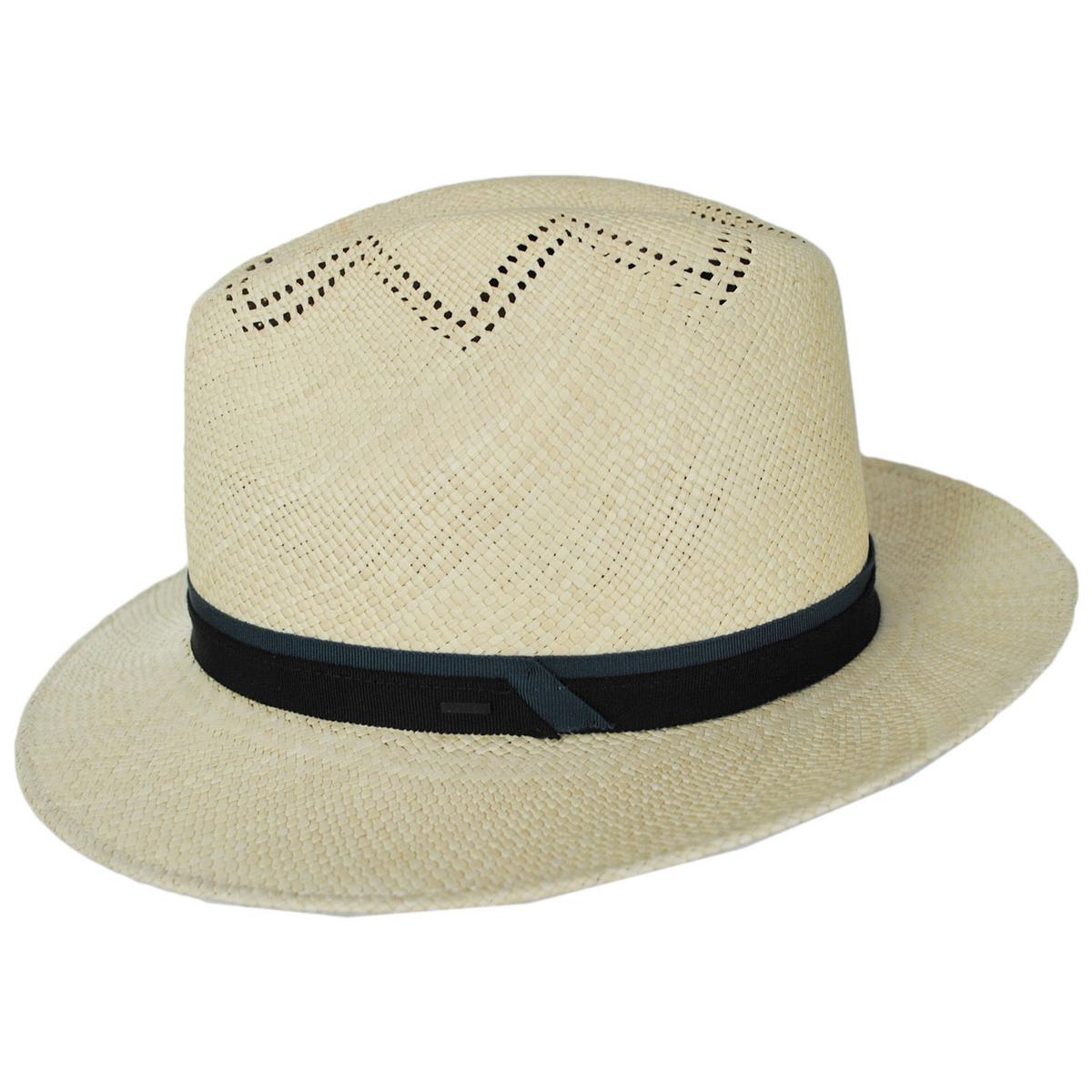 Bailey 1922 | Arion Panama Straw Fedora Hat | 127731 | profile | NATURAL