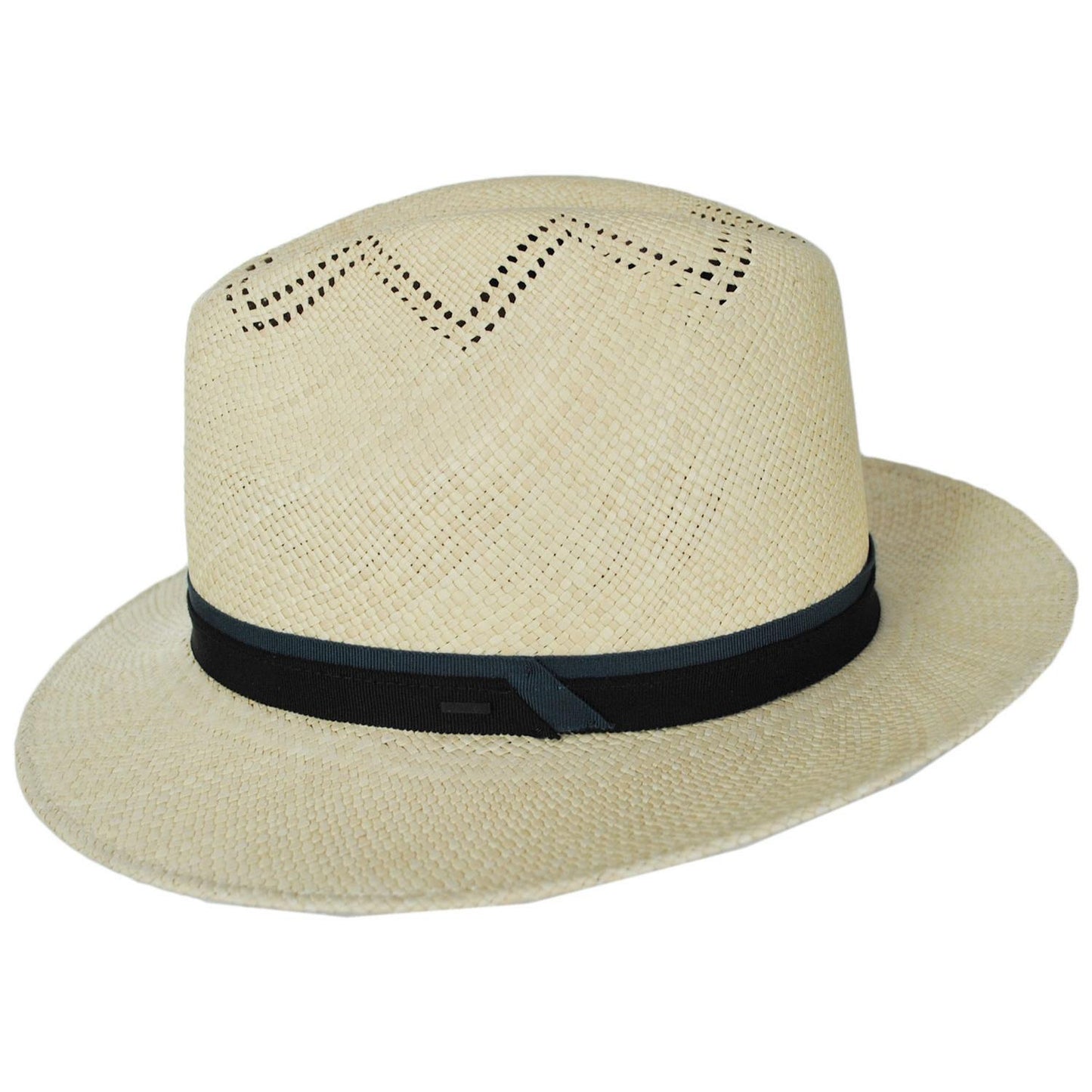 Bailey 1922 | Arion Panama Straw Fedora Hat - Natural | 127731NA | profile | NATURAL