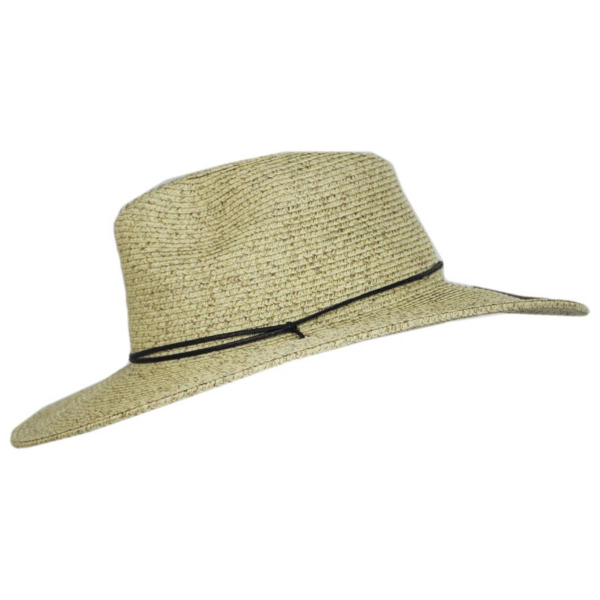 San Diego Hat Company | Kid's Ultrabraid Toyo Straw Aussie Hat | 505325 | profile | STONE