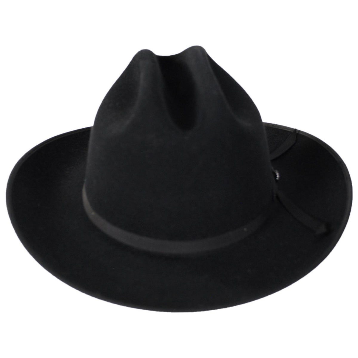 Stetson | Open Road 6X Fur Felt Western Hat | 130620 | front | BLACK