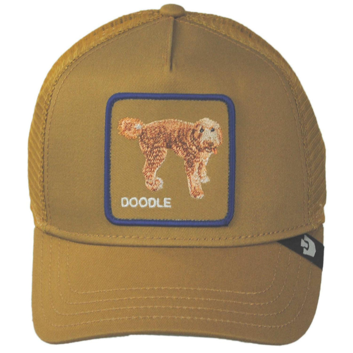 Goorin Bros | Goldendoodle Mesh Trucker Snapback Baseball Cap | 200844 | front | AMBER
