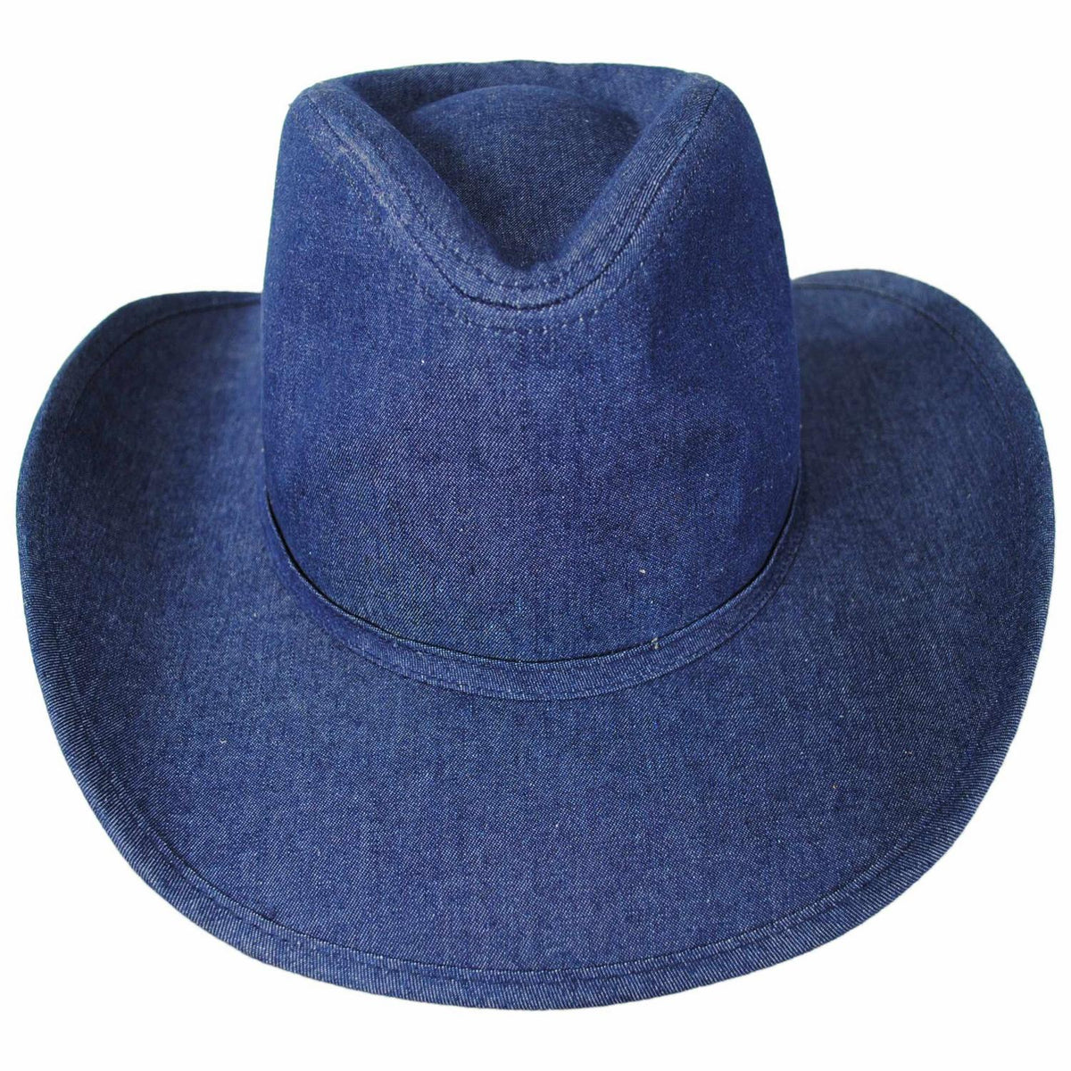 Scala | Cassie Denim Western Hat | 106451 | front | DENIM