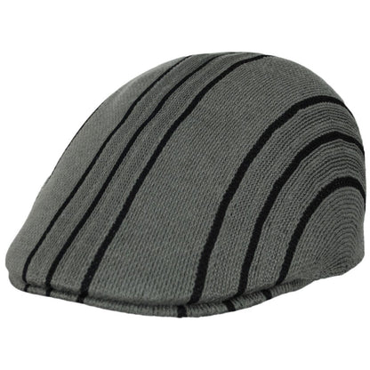 Kangol | Don Stripe 507 Knit Ivy Cap | 161029 | lead | WARM GREY