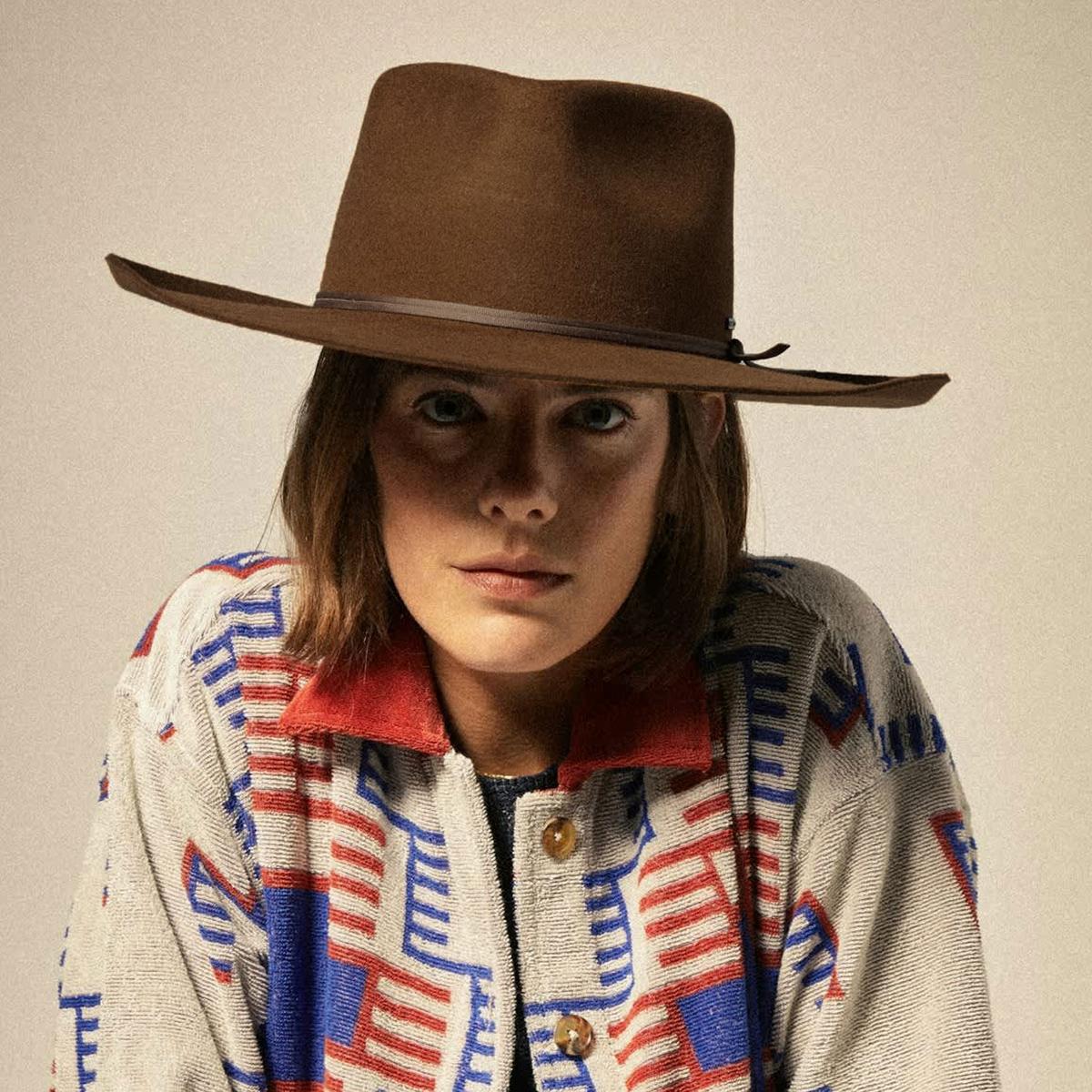 BRIXTON HATS | Marlow Wool Felt Rancher Fedora Hat | 135666 | lsftwo | COFFEE