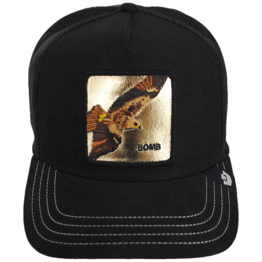 Goorin Bros | Golden Bomb Mesh Trucker Snapback Baseball Cap | 200739 | front | VOID