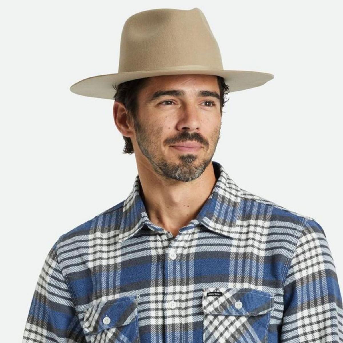 BRIXTON HATS | Cohen Wool Felt Cowboy Hat - Sand | 135650HO24 | lsmone | SAND