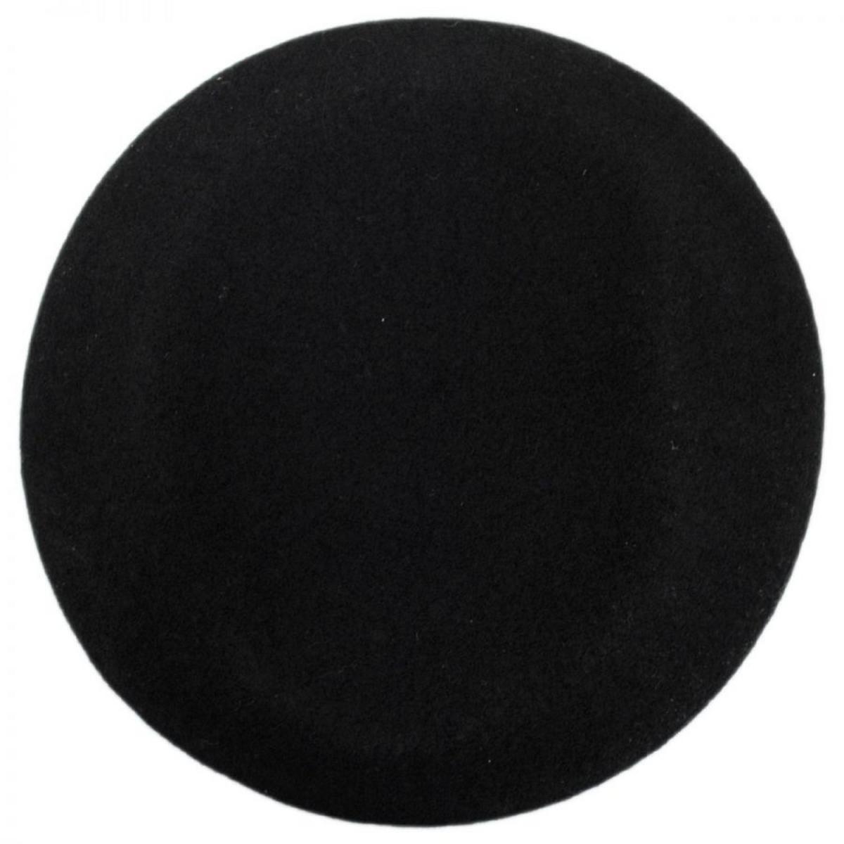 Heritage par Laulhere | Cobra Wool Military Beret | 151054 | top | NOIR