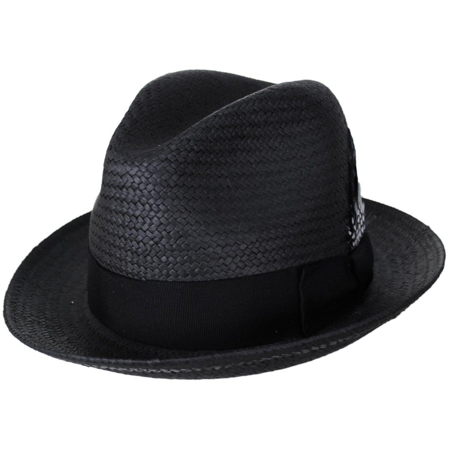 Bailey 1922 | Tino Sun Raindura Straw Fedora Hat | 127942 | lead | BLACK