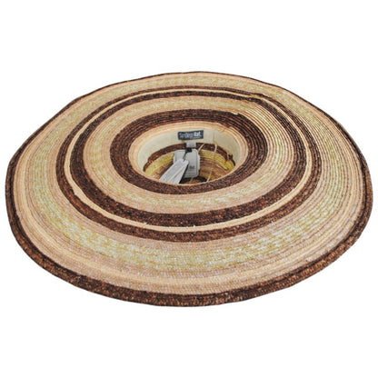 Milan Stripe Wide Brim Wheat Straw Sun Hat
