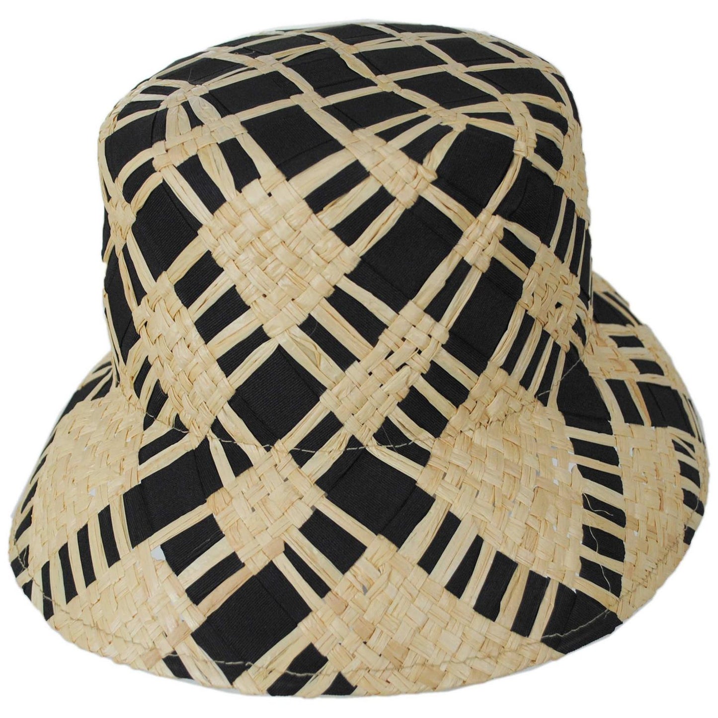 Physician Endorsed | Noa Raffia and Ribbon Bucket Hat | 102649 | lead | NATURAL/BLACK