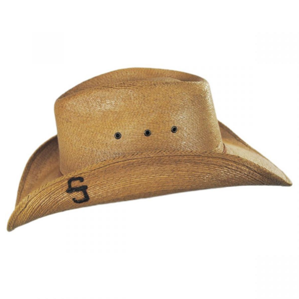 Stetson | Contoy Palm Leaf Straw Western Hat | 126953 | profile | EXTRA TOASTY