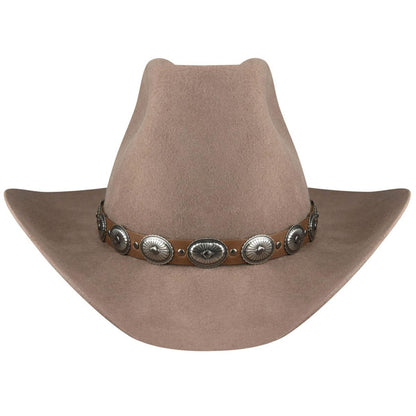 Bollman Hat Company | Heritage Collection 1980s Urban Wool Felt Western Hat | 130096 | front | MOLE